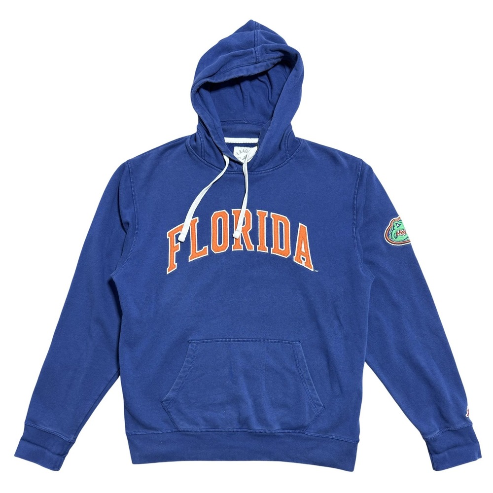Florida Gators Hoodie Mens Large Blue NCAA Football Pullover Sweatshirt‎ Fleece